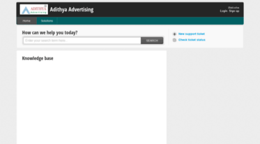 adithyaadvertising.freshdesk.com