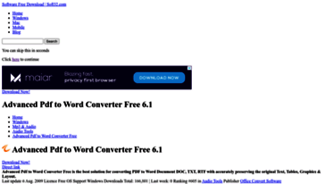 advanced-pdf-to-word-converter-free.soft32.com