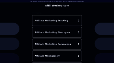 affiliateshop.com