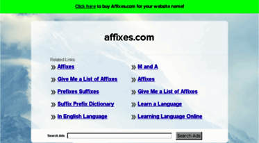 affixes.com