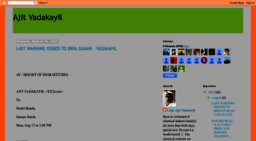 ajitvadakayil.blogspot.com