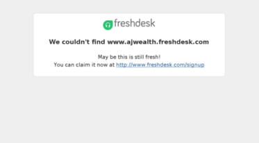 ajwealth.freshdesk.com
