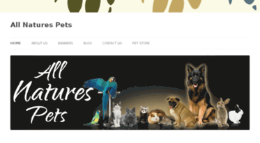 allnaturespets.com