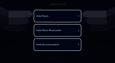 antelhotel.com