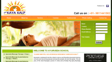 ayurvedacoursesindia.in