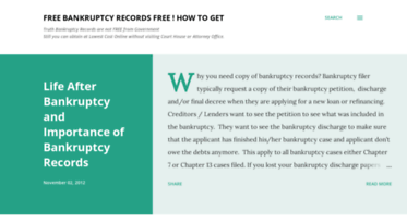 bankruptcyrecordsfree.com