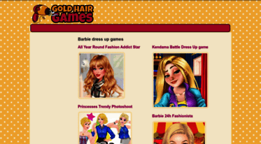 barbie dress up games gold hair games