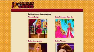 gold hair games barbie