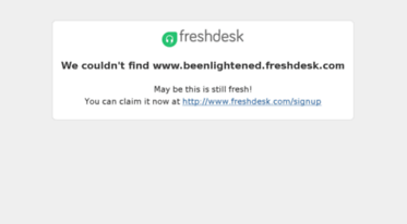 beenlightened.freshdesk.com