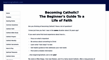 beginningcatholic.com