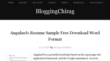 bloggerchirag.com