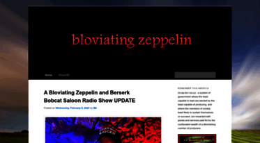 bloviatingzeppelin.net