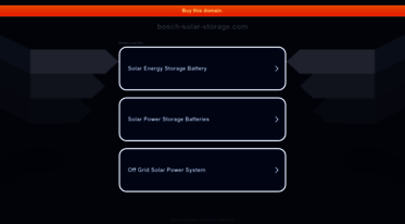 bosch-solar-storage.com