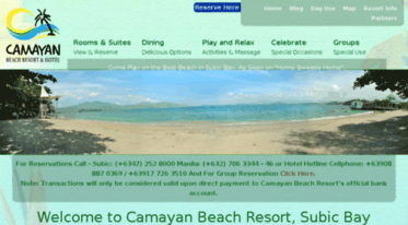 camayanbeachresort.com