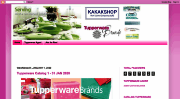 Tupperware Kakakshop, Tupperware Malaysia