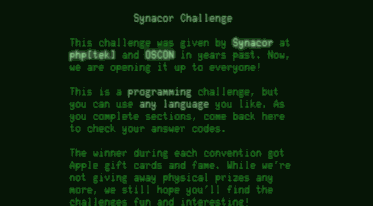 challenge.synacor.com