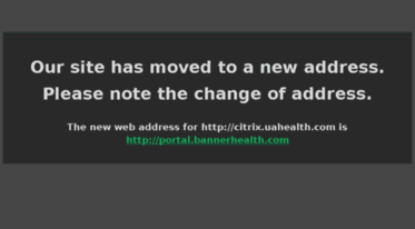 Get Citrix Uahealth Com News Please Note New Address