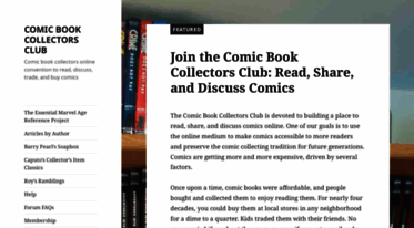 comicbookcollectorsclub.com