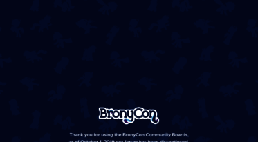 community.bronycon.org