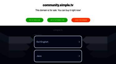community.simple.tv