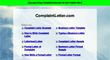complaintletter.com