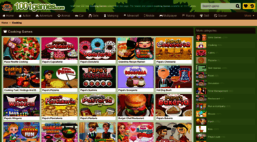 Play Cooking Games on 1001Games, free for everybody!