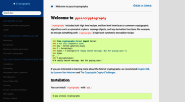 cryptography.io