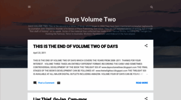 daysvolumetwo.blogspot.com
