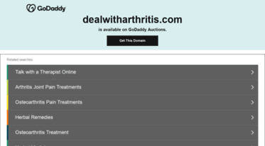 dealwitharthritis.com