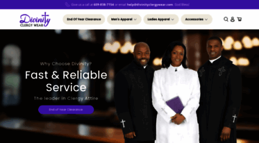 divinityclergywear.com