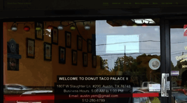 donuttacopalaceinaustin.com