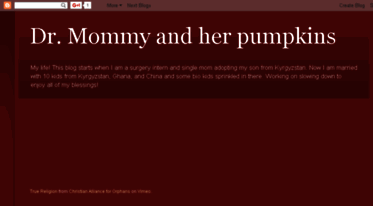 drmommyandherpumpkins.blogspot.com