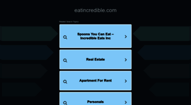 eatincredible.com