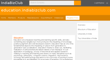 education.indiabizclub.com