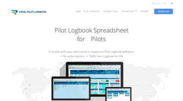pilot logbook spreadsheet