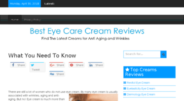 eyecarecream.com
