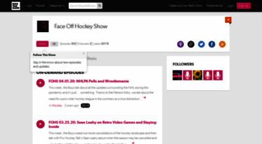 faceoffhockeyshow.com