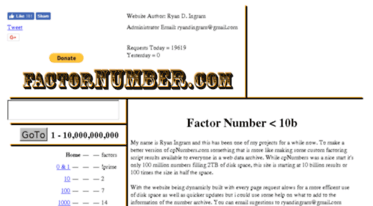 factornumber.com