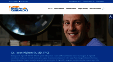 floridaspineandorthopedics.com