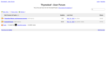 forum.thymeleaf.org