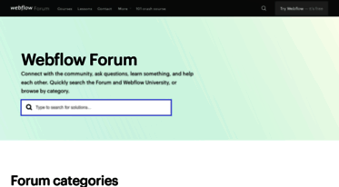 forum.webflow.com