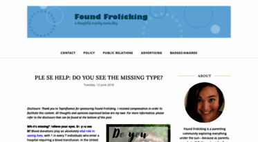 foundfrolicking.com