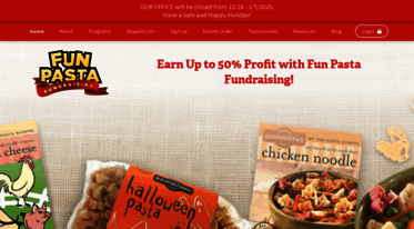 funpastafundraising.com