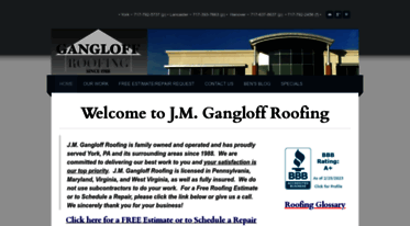 gangloffroofing.com