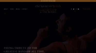 One Night of Queen  Gary Mullen & the Works