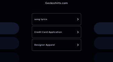 geckoshirts.com