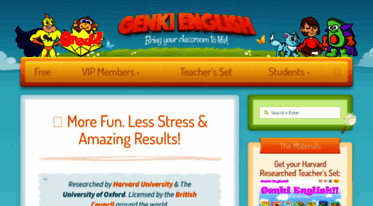 genkienglish.net