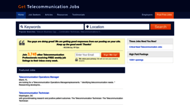 gettelecommunicationjobs.com