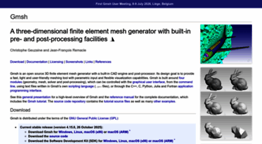 gmsh.info
