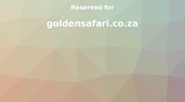 goldensafari.co.za